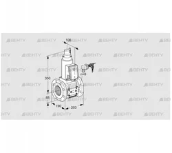 VAS780F05LWE/PP/PP (88203739) Газовый клапан Kromschroder