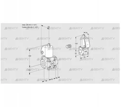 VAS3E40R/40R05NWL/ZS/PP (88107621) Газовый клапан Kromschroder