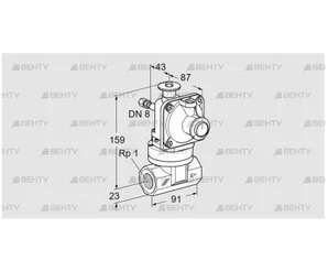 JSAV 25R40/2-0 (86361050) Предохранительный запорный клапан Kromschroder