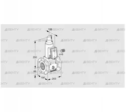 VAS780F05LW3B/MM/PP (88203204) Газовый клапан Kromschroder