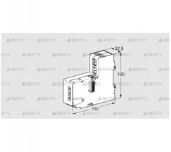 BCM 500S0B2/3-3 (74960663) Шина Kromschroder