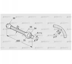 ES 40RA500 (03263061) Шланг из нержавеющей стали Kromschroder